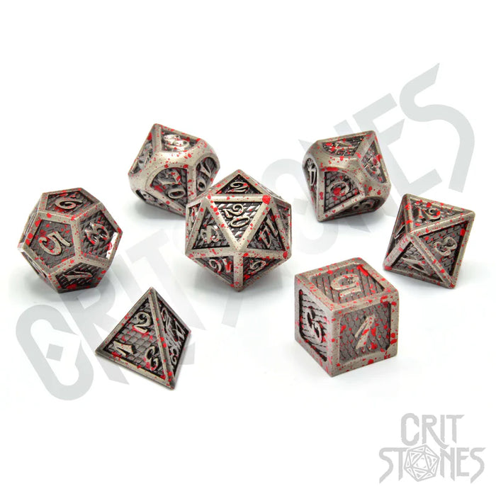 CritStones - Metal RPG Dice Set - The Gladiator