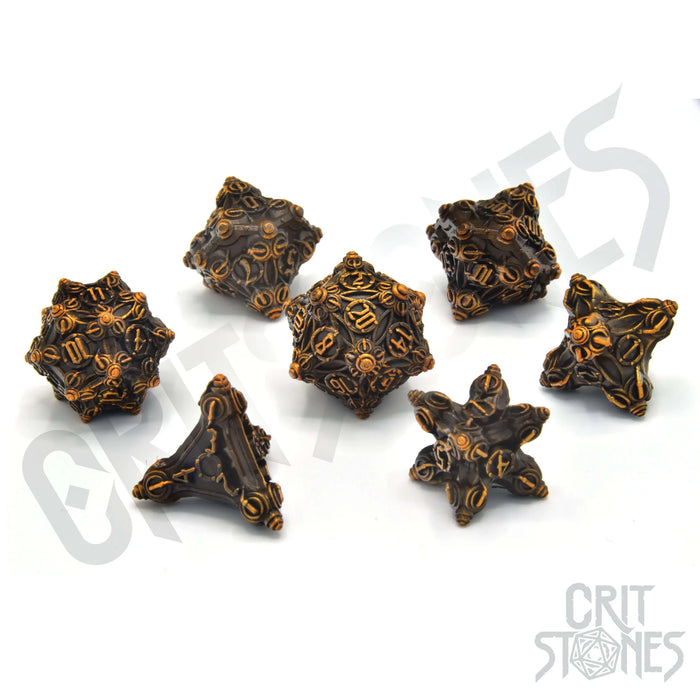 CritStones - Metal RPG Dice Set - Tinkers Trove