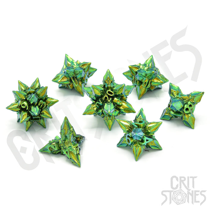 CritStones - Metal RPG Dice Set - Unholy Bane