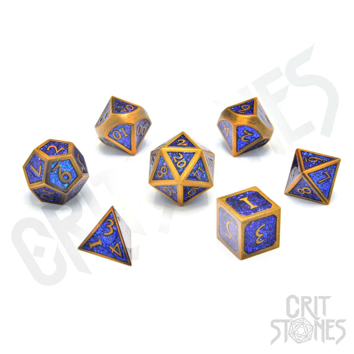 CritStones - Metal RPG Dice Set - Warlock's Writ