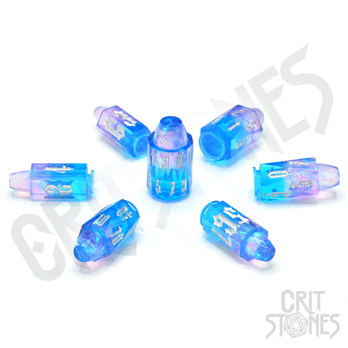 CritStones -  Resin RPG Dice Set - Spellshot Shells