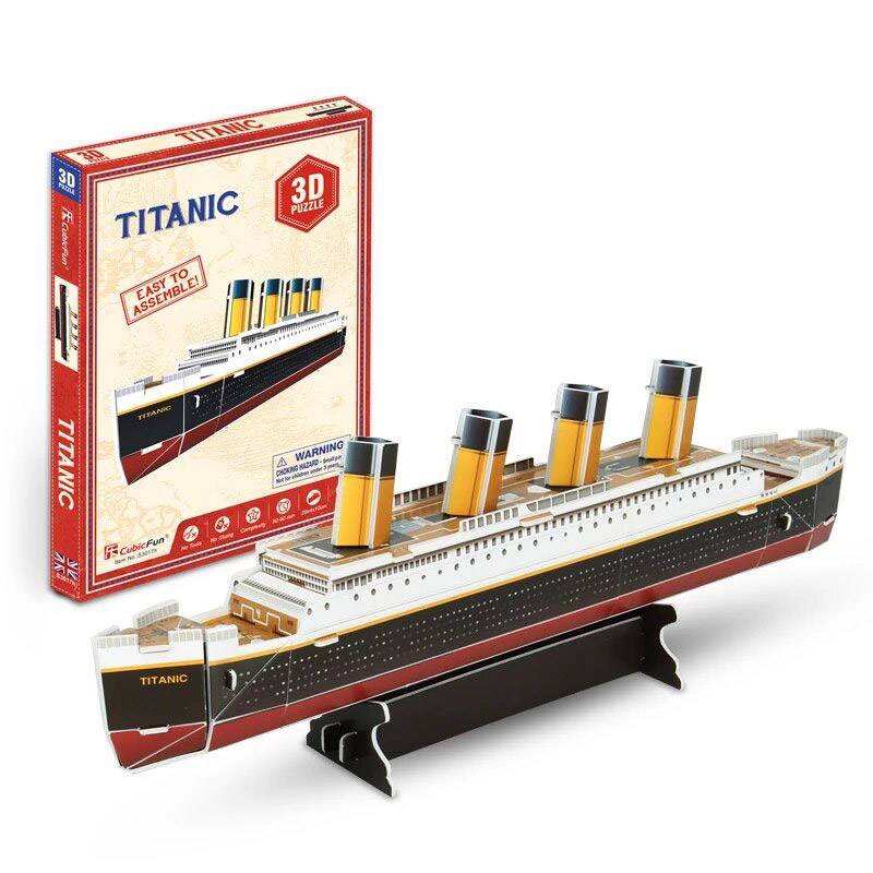 Cubic Fun Titanic 30pcs 3D Jix Hobbies Cubic fun titanic 30pcs 3d jix hobbies