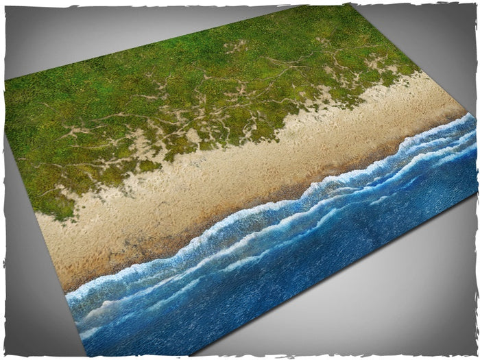 Deep-Cut Studio - Game Mat - Beach (Mousepad 4x4')