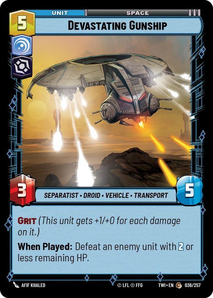 SWU - Devastating Gunship (036/257)