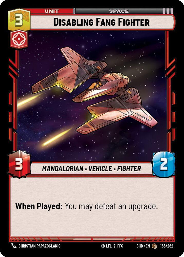 SWU - Disabling Fang Fighter (166/262)