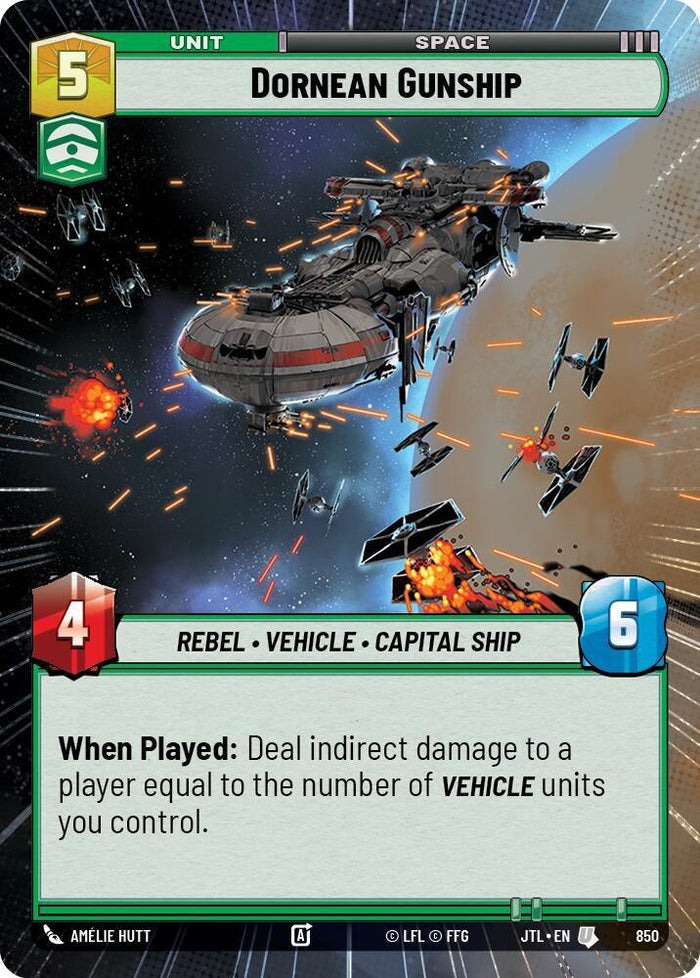 SWU - Dornean Gunship  (850) (Foil)