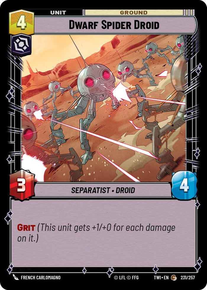 SWU - Dwarf Spider Droid (231/257)