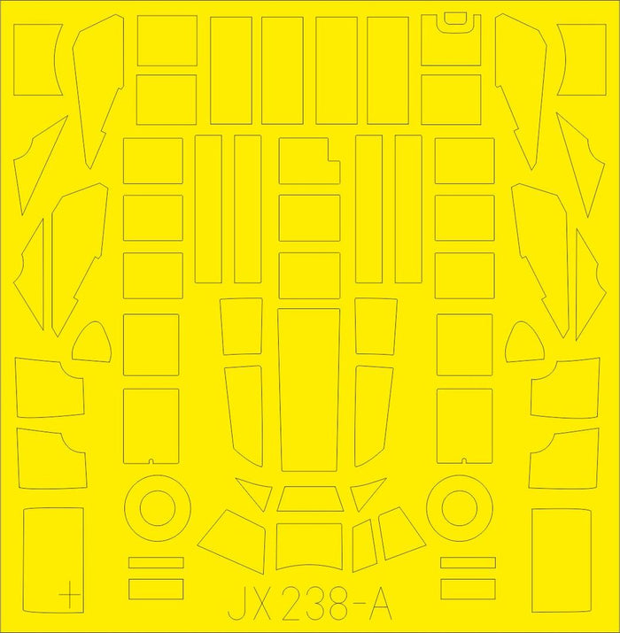 Eduard - 1/32 Bf 110C-2/C-7 TFace Masking sheet (for Revell) JX238