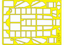 Eduard - 1/32 Bf 110D Masking sheet (for Dragon) JX091