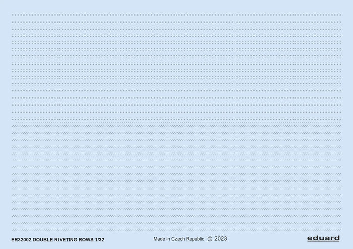 Eduard - 1/32 Double Riveting Rows ER32002
