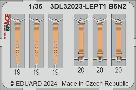 Eduard - 1/35 B5N2 SPACE set (for Border Model) 3DL32023