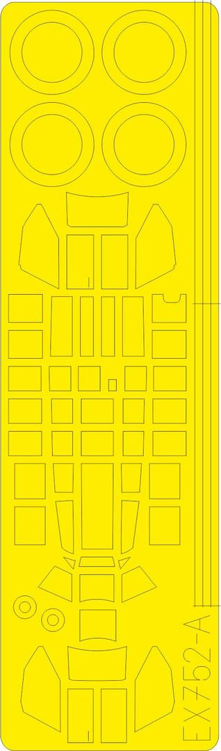 Eduard - 1/48 Bf 110C TFace Masking sheet (for Eduard) EX752