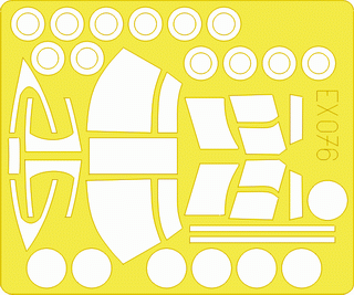 Eduard - 1/48 CH-46 Masking Sheet (for Academy) EX076