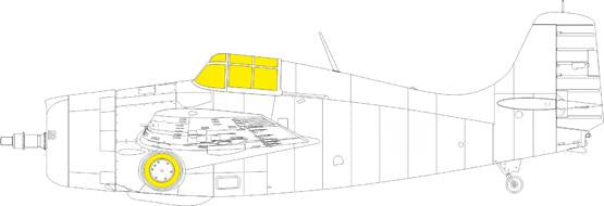 Eduard - 1/48 FM-2 TFace Masking sheet (for Eduard) EX965