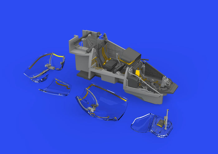 Eduard - 1/48 Mi-24D Cockpit Brassin set (for Zvezda) 648697