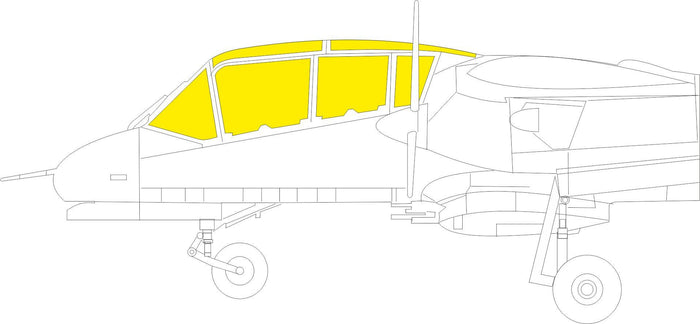 Eduard - 1/48 OV-10A Masking sheet (for ICM) EX825