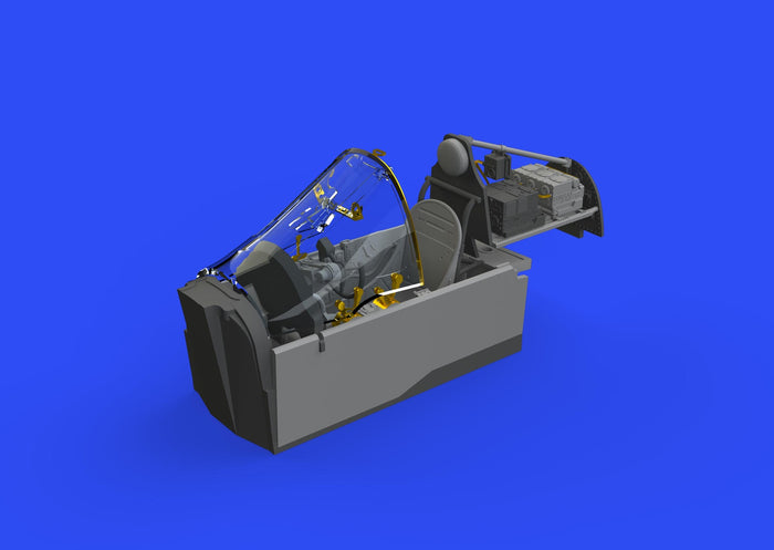 Eduard - 1/48 P-38F Cockpit Brassin set (for Tamiya) 648544