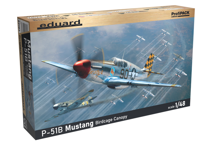 Eduard - 1/48 P-51B Mustang Birdcage Canopy (ProfiPack) 82107