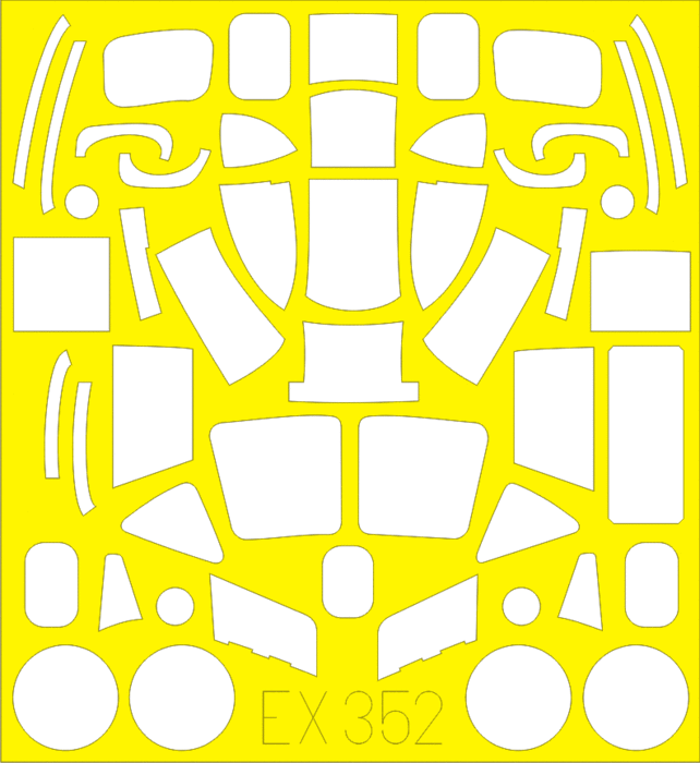 Eduard - 1/48 PV-1 Masking sheet (for Revell) EX352