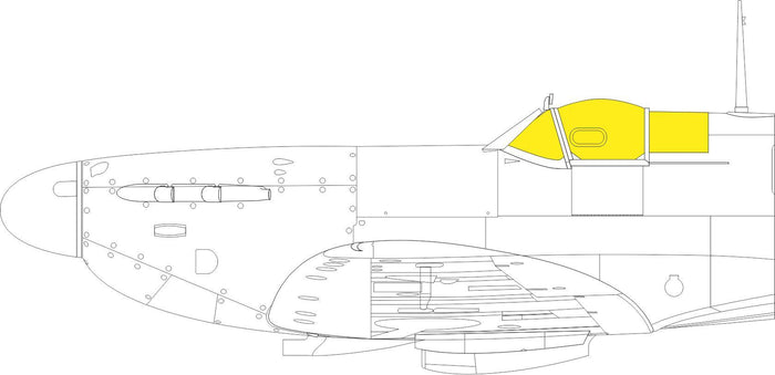 Eduard - 1/48 Spitfire Mk.V TFace Masking sheet (for Eduard) EX797