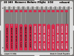 Eduard - 1/32 Remove Before Flight (Color photo-etched)32501