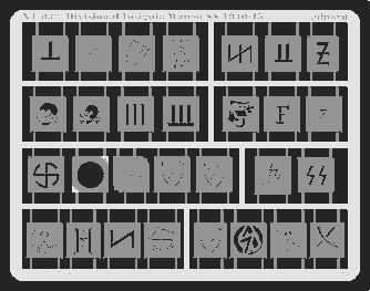 Eduard - 1/35 Divisional Insignia Waffen SS 1940-45 Masking Template XT032