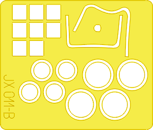 Eduard - 1/35 Mi-24 Hind Masking sheet (for Trumpeter) JX011