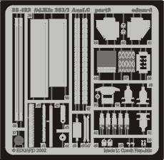 Eduard - 1/35 Sd.Kfz.251/1 Ausf.C (Photo-etched)(for Tamiya) 35432 part 2