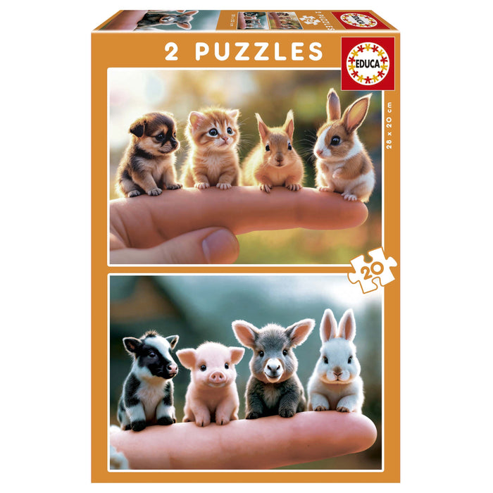 Educa - Baby Animals (2x20pcs)
