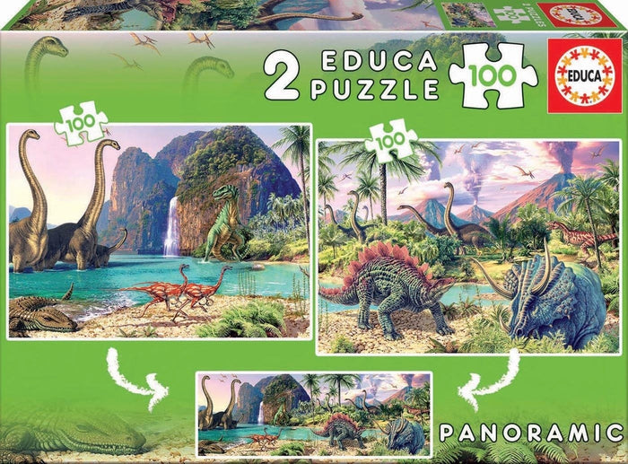 Educa - Dino World (2x100pc)