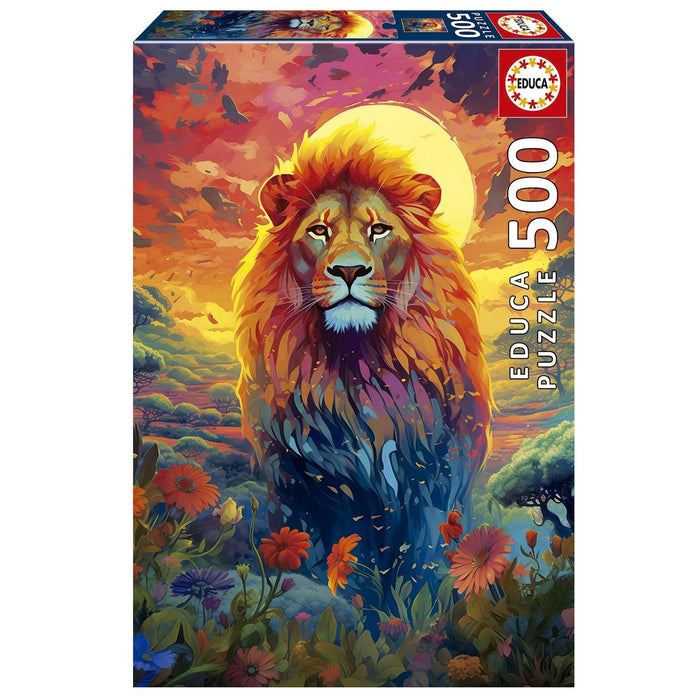 Educa - Majestic Lion Stare (500pcs)
