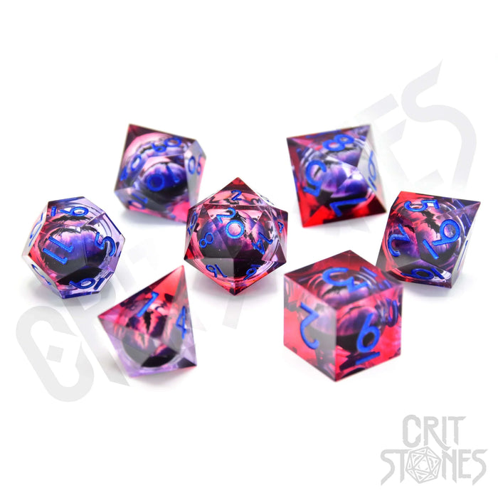 CritStones -  Resin RPG Dice Set - Elder Dragon's Gaze Floating Eye