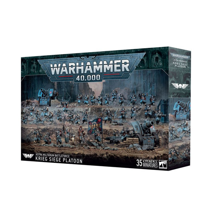 GW - Warhammer 40k Astra Militarum Battleforce: Krieg Siege Platoon  (71-47)
