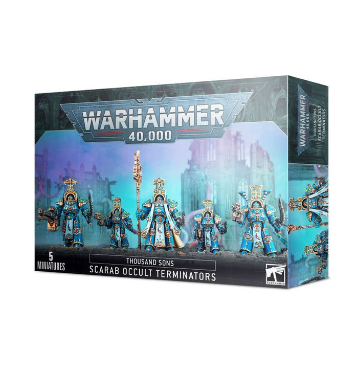 GW - Warhammer 40k Thousand Sons: Scarab Occult Terminators  (43-36)