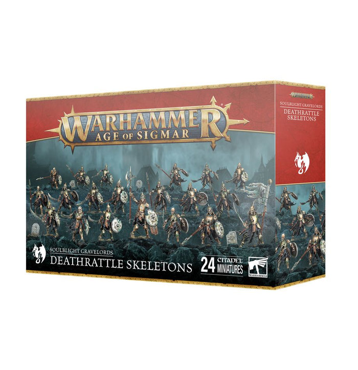 GW - Warhammer AOS Soulblight Gravelords: Deathrattle Skeletons 24 figs. (91-42)