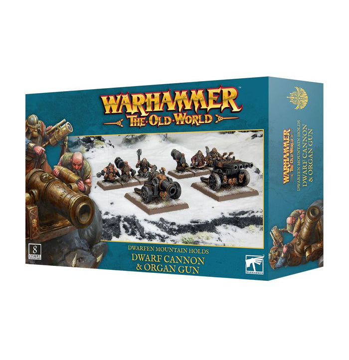 GW - Warhammer Old World Dwarfen Mountain Holds: Dwarf Cannon & Organ Gun  (10-14)