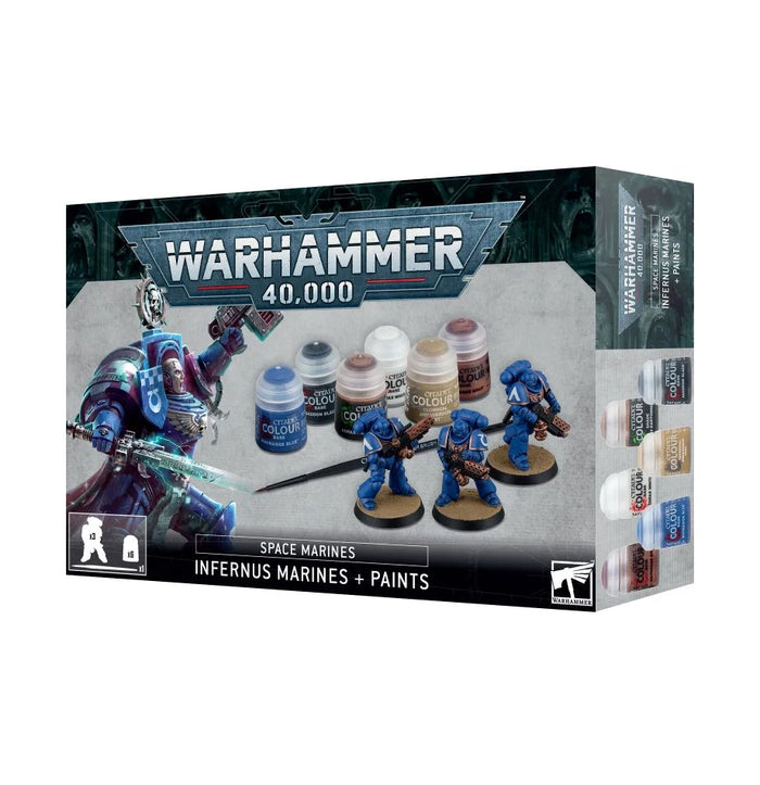 GW - Warhammer 40k Space Marines: Infernus Marines + Paints Set  (60-11)