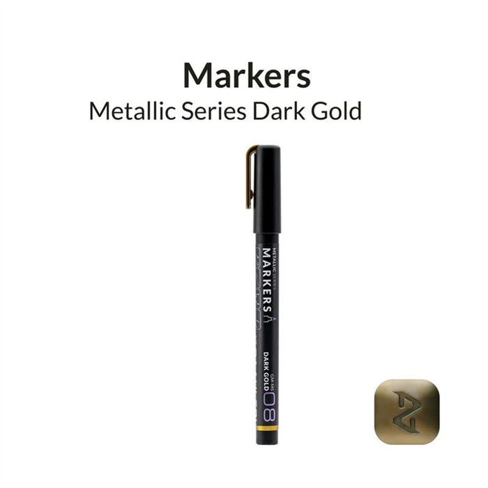 Gaahleri - Metallic Series Markers - Dark Gold (45183)