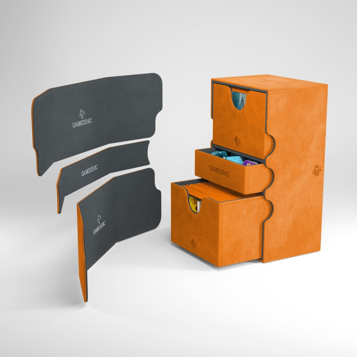 GameGenic - Stronghold Deck Box 200+ (Orange)