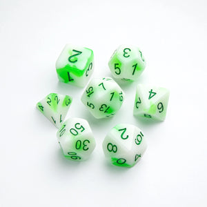 GameGenic - RPG Dice Set - Glow Series - Toxic Stones