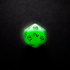 GameGenic - RPG Dice Set - Glow Series - Toxic Stones