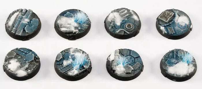 Gamers Grass - Svalarheima’s Outpost Bases Round 25mm (8x)