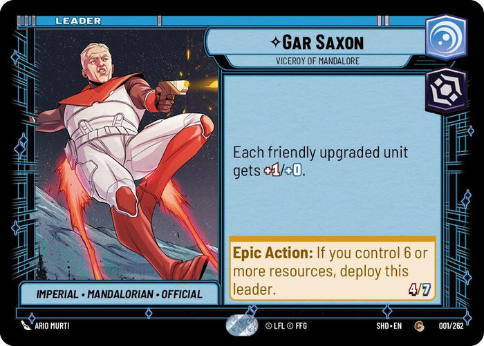 SWU - Gar Saxon - Viceroy of Mandalore (001/262)