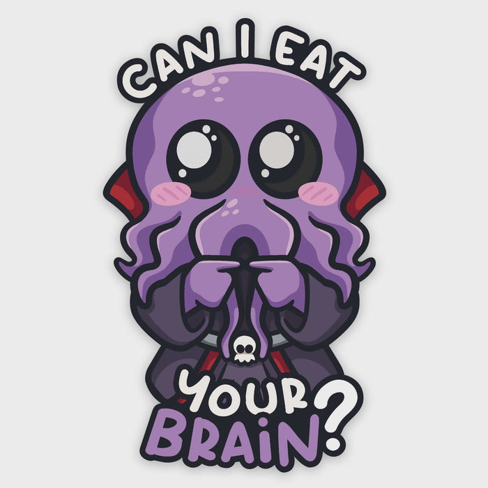 GlassStaff - Eat Your Brain Sticker