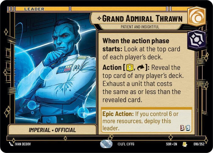 SWU - Grand Admiral Thrawn - Patient and Insightful (016/252)