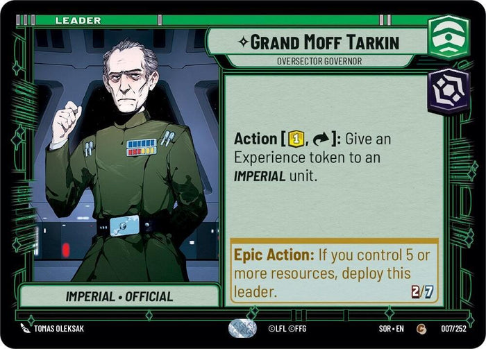 SWU - Grand Moff Tarkin - Oversector Governor (007/252)