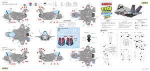 extras & schemes for Great Wall Hobby - F-35A USAF/RAAF (Cute)