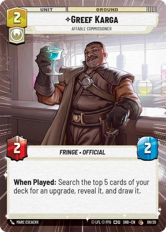 SWU - Greef Karga - Affable Commissioner (08/20)