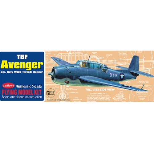 Guillows - Grumman TBF Avenger (419mm Wingspan)