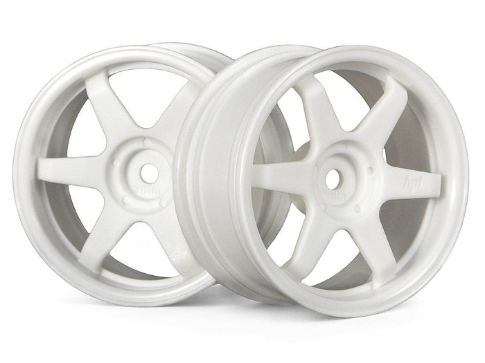HPI - 3840 - TE37 Wheel 26mm WHITE (3mm Offset) (2)